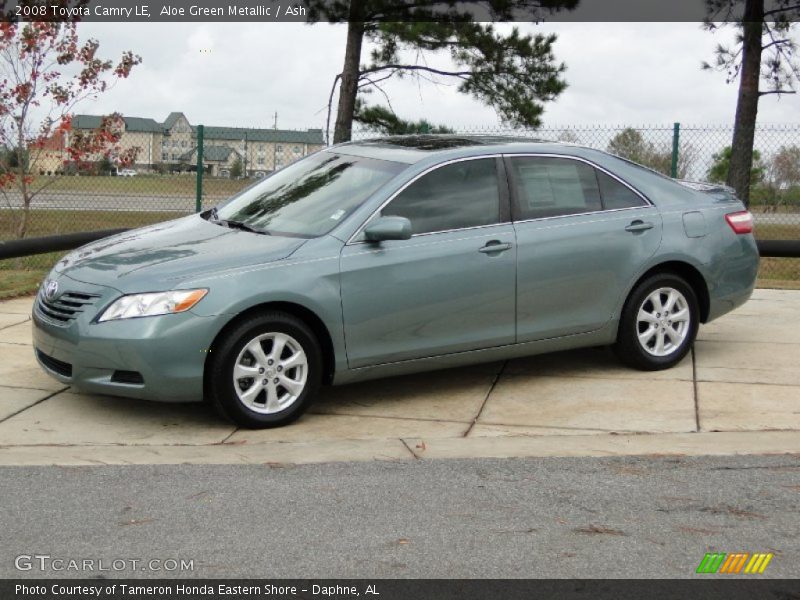 Aloe Green Metallic / Ash 2008 Toyota Camry LE