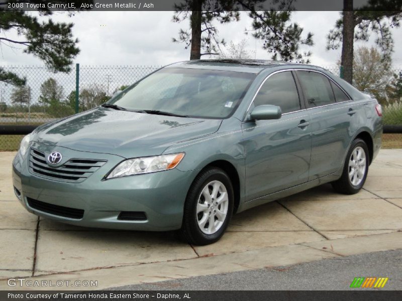 Aloe Green Metallic / Ash 2008 Toyota Camry LE
