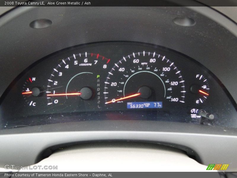 Aloe Green Metallic / Ash 2008 Toyota Camry LE