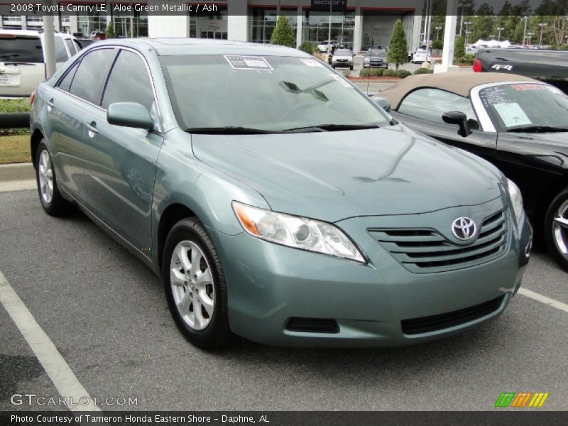 Aloe Green Metallic / Ash 2008 Toyota Camry LE