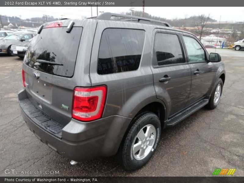 Sterling Gray Metallic / Stone 2012 Ford Escape XLT V6 4WD