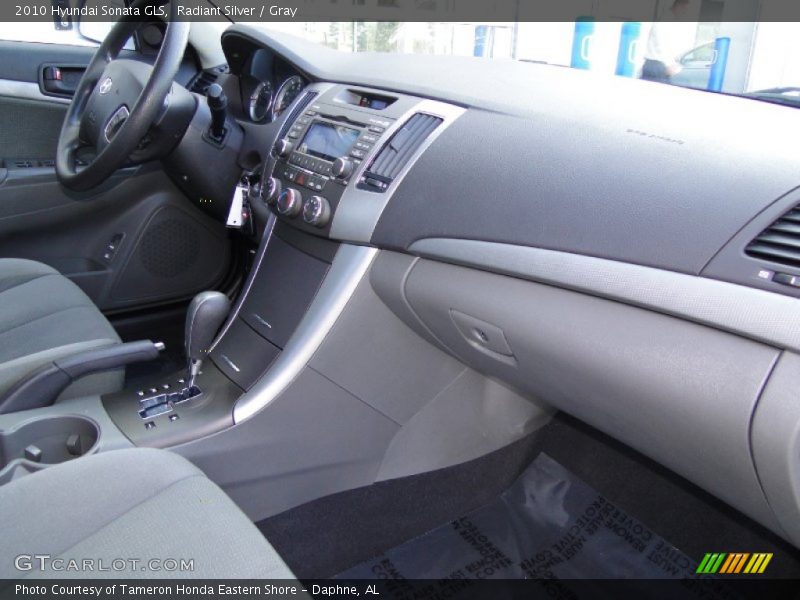 Radiant Silver / Gray 2010 Hyundai Sonata GLS