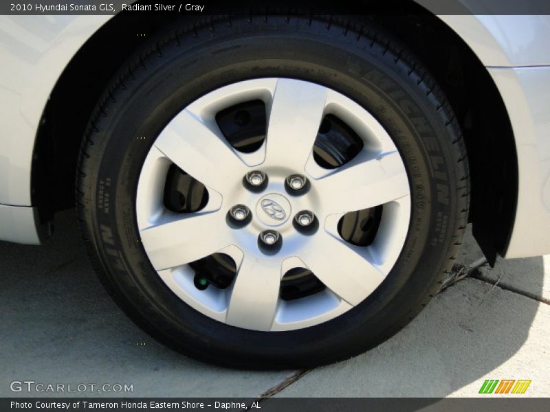 Radiant Silver / Gray 2010 Hyundai Sonata GLS