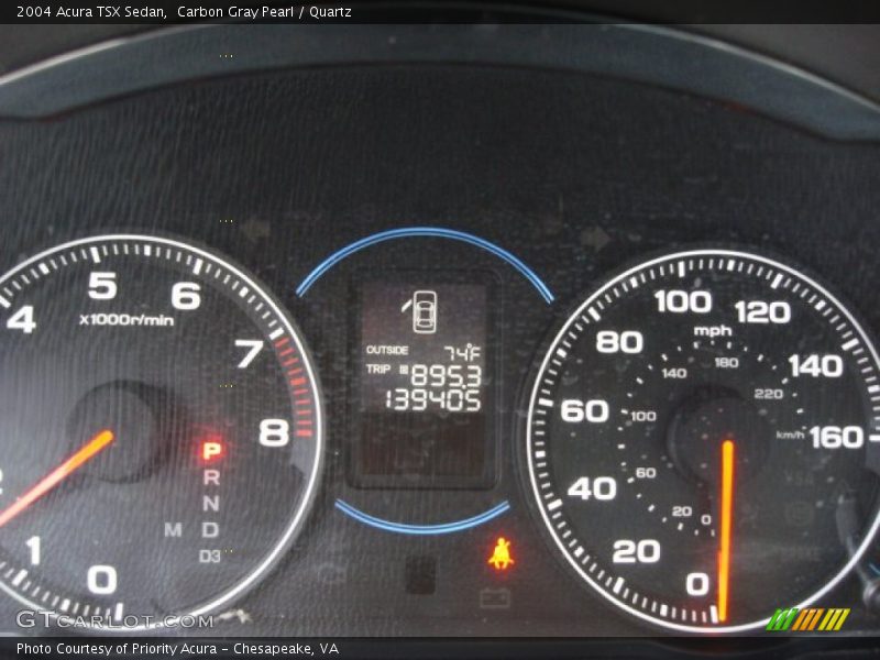 Carbon Gray Pearl / Quartz 2004 Acura TSX Sedan