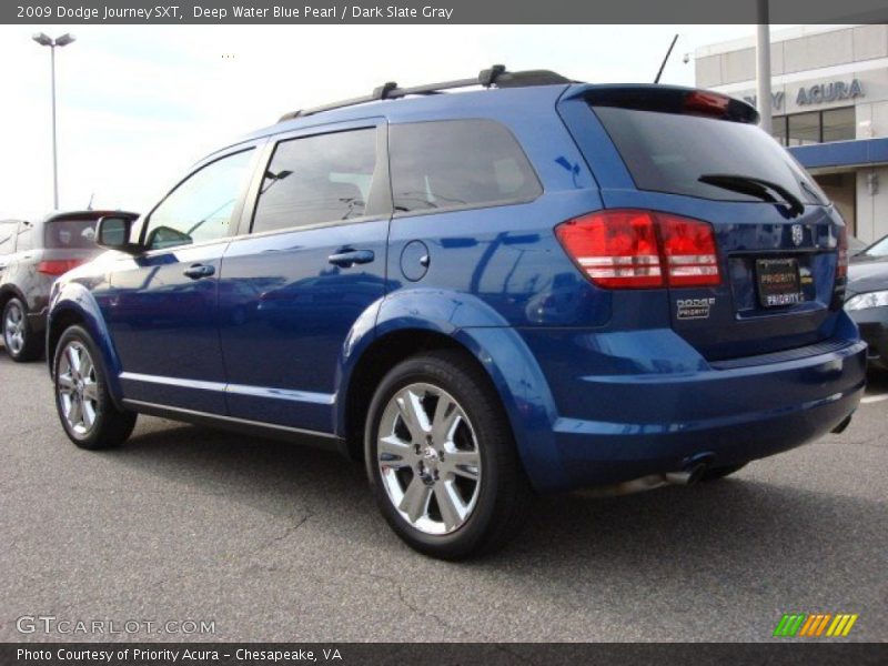 Deep Water Blue Pearl / Dark Slate Gray 2009 Dodge Journey SXT