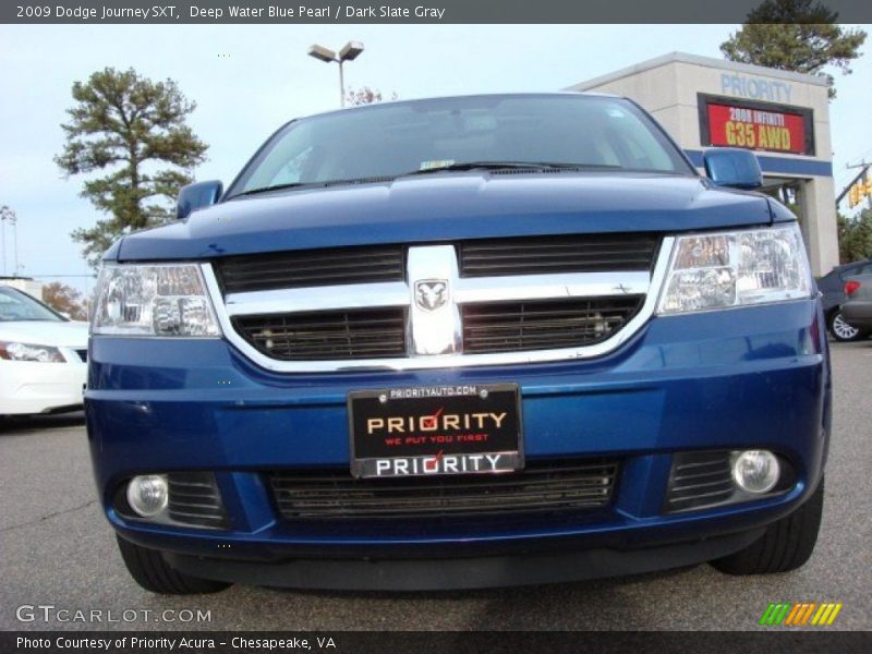 Deep Water Blue Pearl / Dark Slate Gray 2009 Dodge Journey SXT