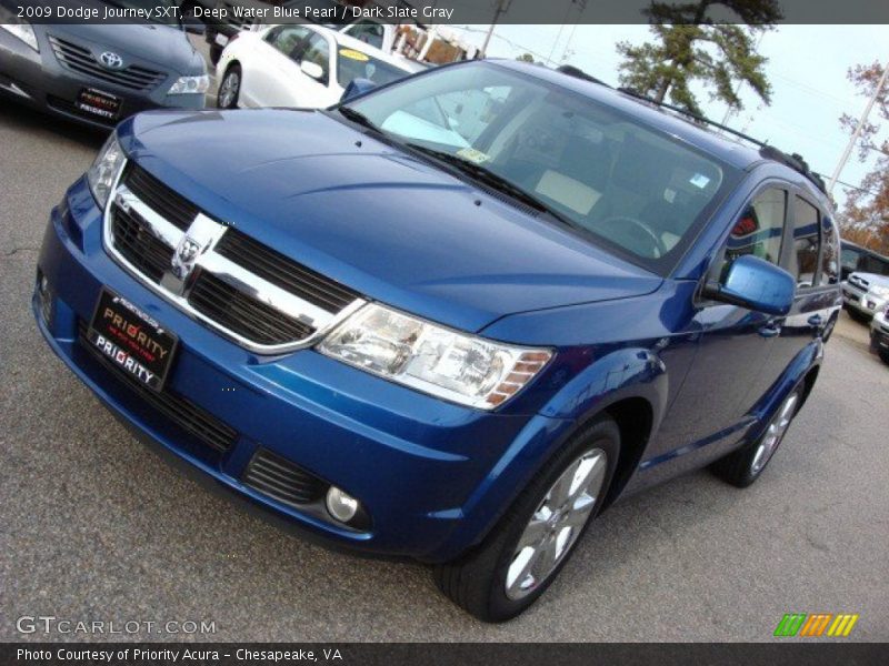 Deep Water Blue Pearl / Dark Slate Gray 2009 Dodge Journey SXT