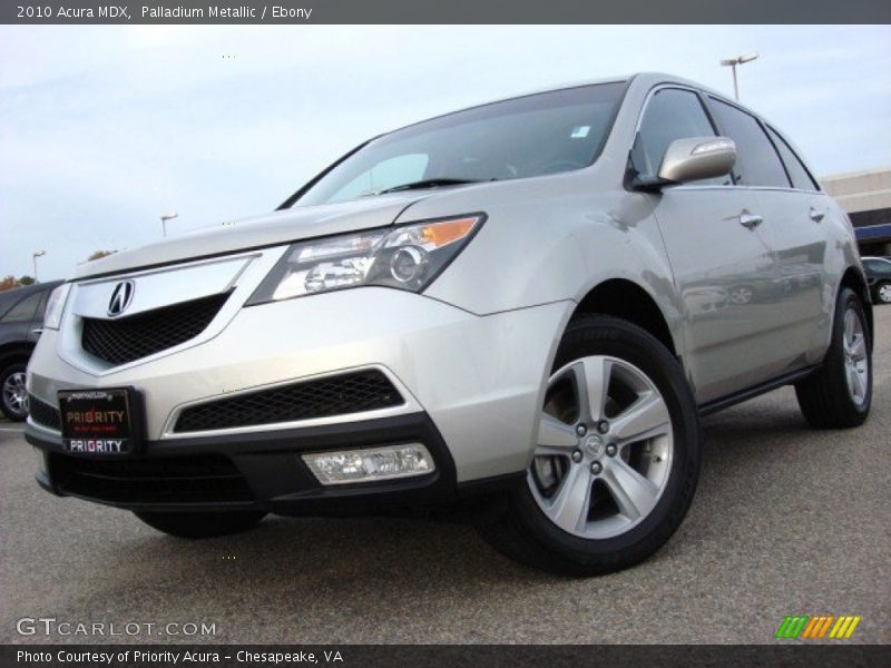 Palladium Metallic / Ebony 2010 Acura MDX