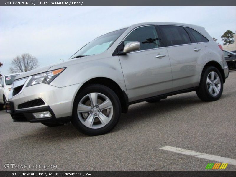 Palladium Metallic / Ebony 2010 Acura MDX