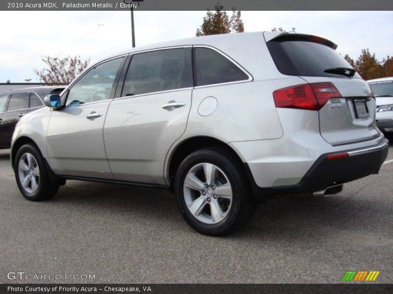 Palladium Metallic / Ebony 2010 Acura MDX