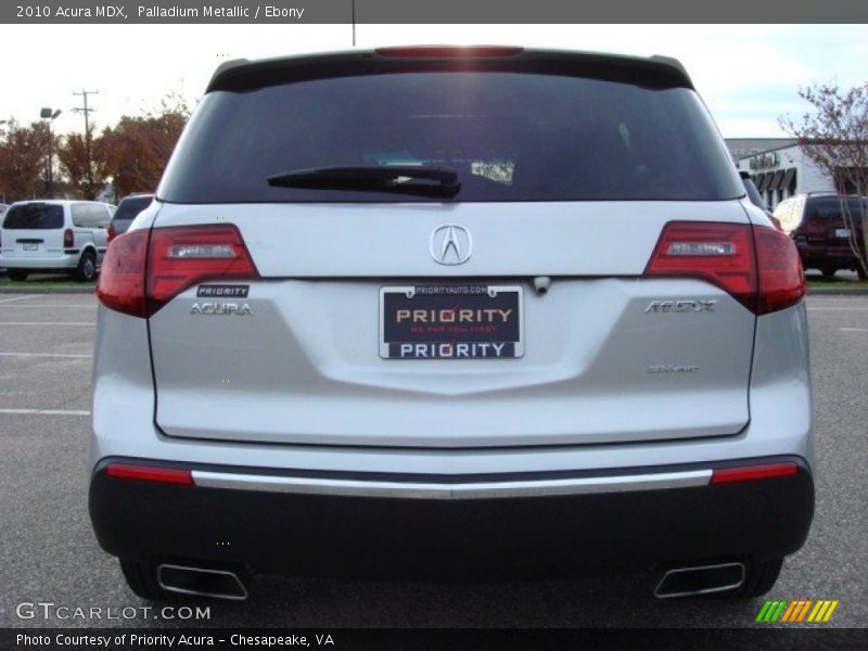 Palladium Metallic / Ebony 2010 Acura MDX