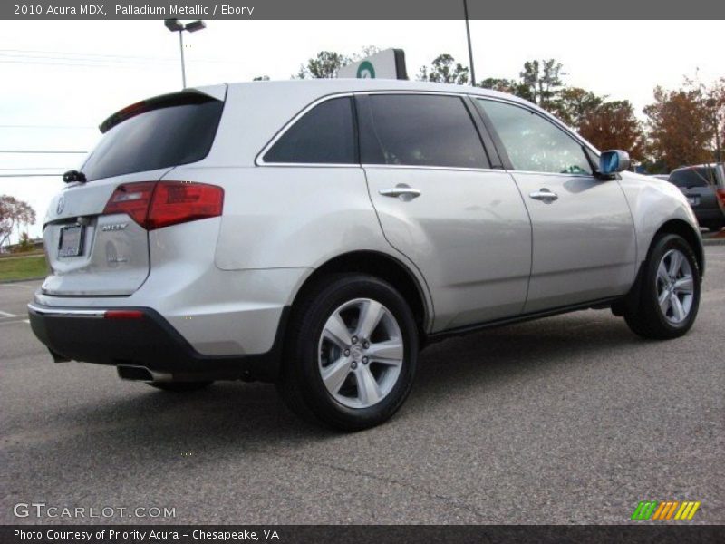 Palladium Metallic / Ebony 2010 Acura MDX