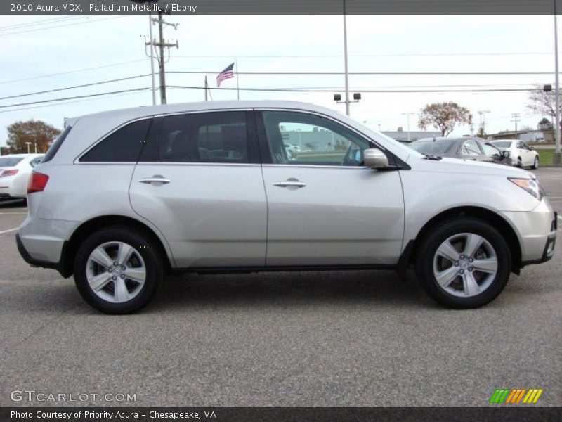 Palladium Metallic / Ebony 2010 Acura MDX