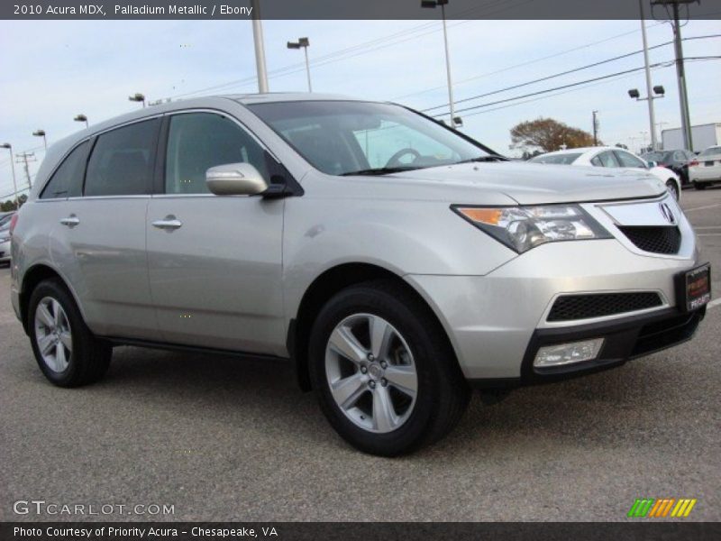 Palladium Metallic / Ebony 2010 Acura MDX