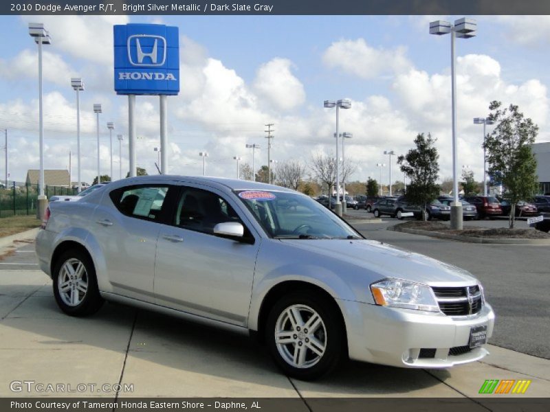 Bright Silver Metallic / Dark Slate Gray 2010 Dodge Avenger R/T