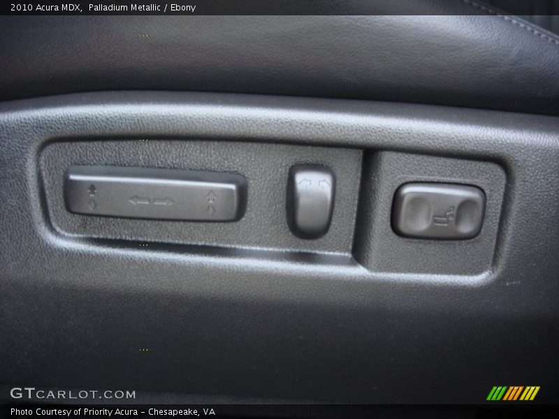 Palladium Metallic / Ebony 2010 Acura MDX