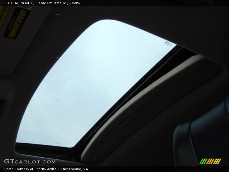 Palladium Metallic / Ebony 2010 Acura MDX