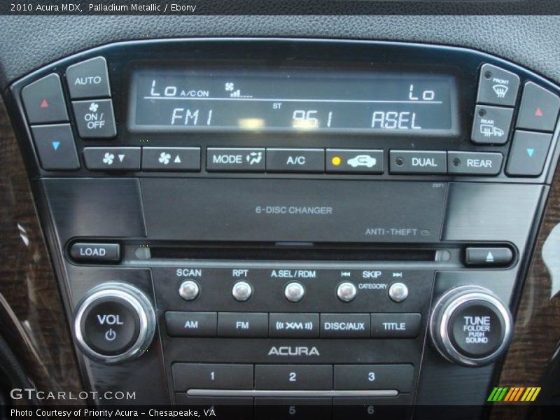 Controls of 2010 MDX 