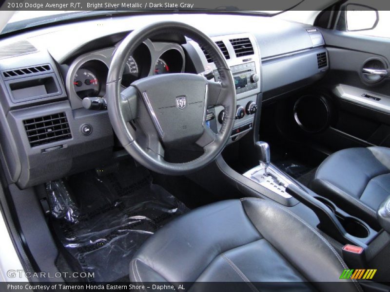 Bright Silver Metallic / Dark Slate Gray 2010 Dodge Avenger R/T