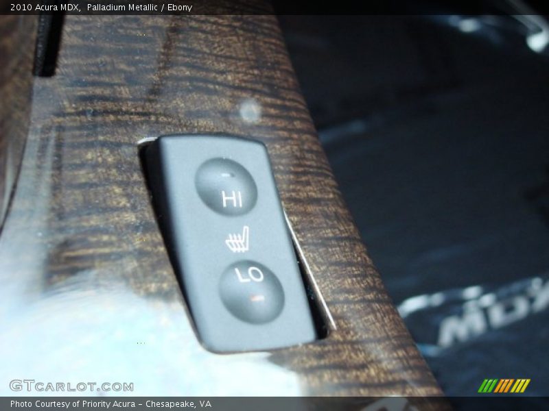 Palladium Metallic / Ebony 2010 Acura MDX