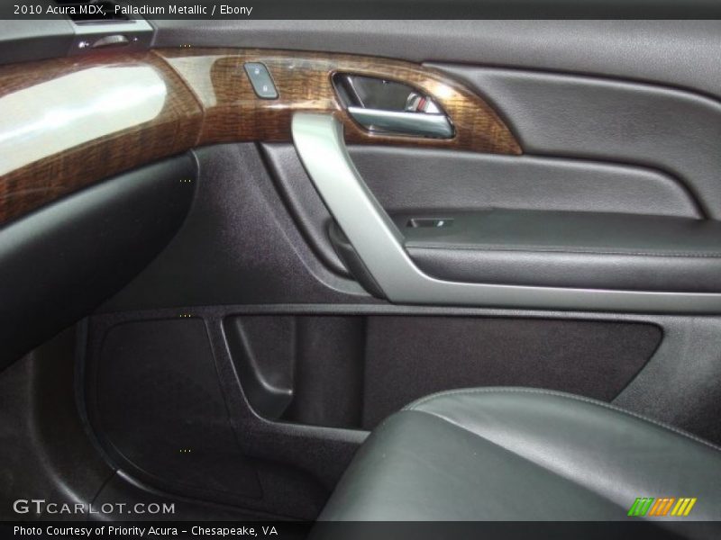 Palladium Metallic / Ebony 2010 Acura MDX