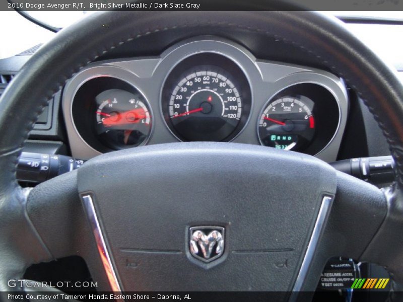 Bright Silver Metallic / Dark Slate Gray 2010 Dodge Avenger R/T