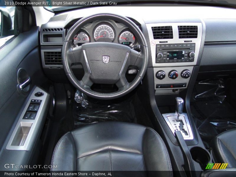 Bright Silver Metallic / Dark Slate Gray 2010 Dodge Avenger R/T