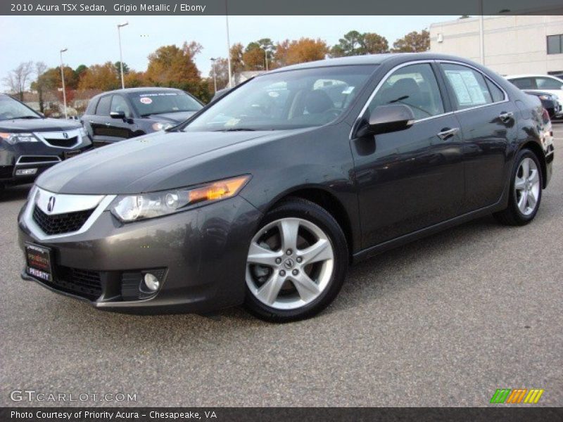 Grigio Metallic / Ebony 2010 Acura TSX Sedan