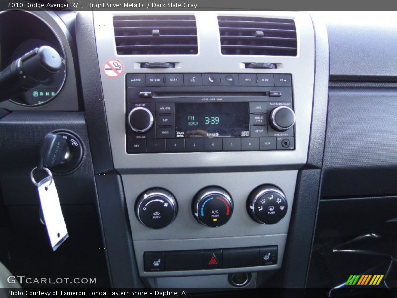 Bright Silver Metallic / Dark Slate Gray 2010 Dodge Avenger R/T