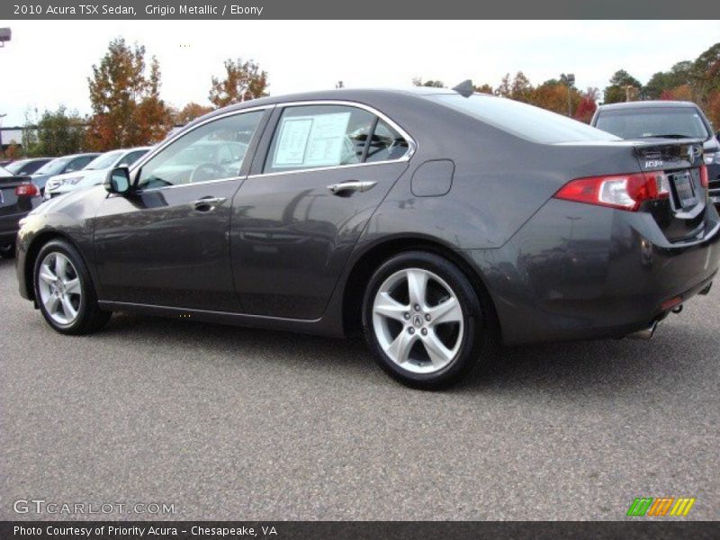 Grigio Metallic / Ebony 2010 Acura TSX Sedan