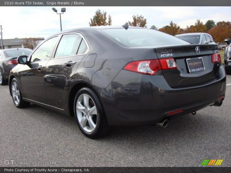 Grigio Metallic / Ebony 2010 Acura TSX Sedan