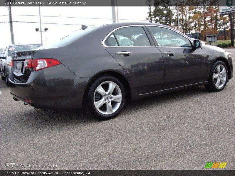 Grigio Metallic / Ebony 2010 Acura TSX Sedan