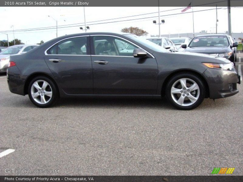 Grigio Metallic / Ebony 2010 Acura TSX Sedan