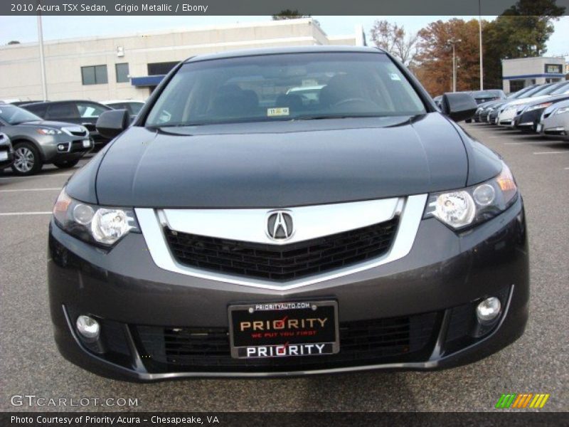 Grigio Metallic / Ebony 2010 Acura TSX Sedan
