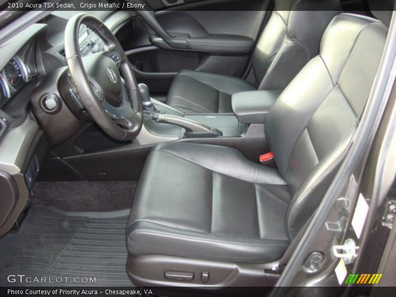 Grigio Metallic / Ebony 2010 Acura TSX Sedan