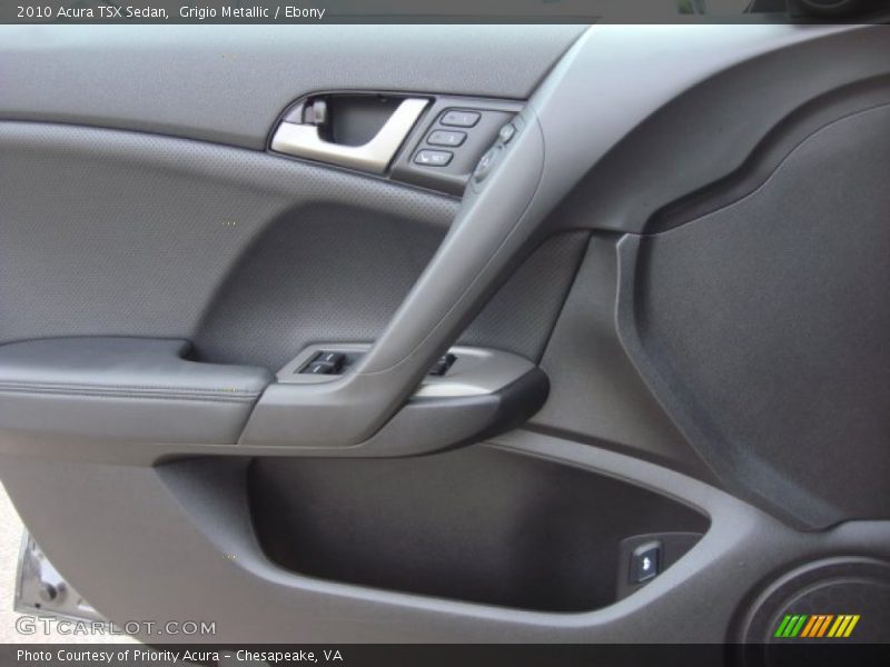 Grigio Metallic / Ebony 2010 Acura TSX Sedan