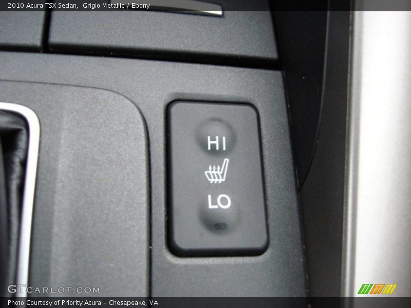 Grigio Metallic / Ebony 2010 Acura TSX Sedan