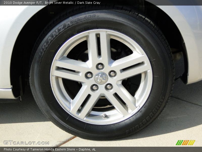 Bright Silver Metallic / Dark Slate Gray 2010 Dodge Avenger R/T