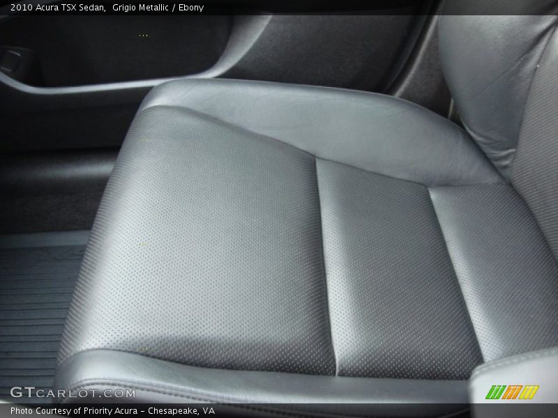 Grigio Metallic / Ebony 2010 Acura TSX Sedan