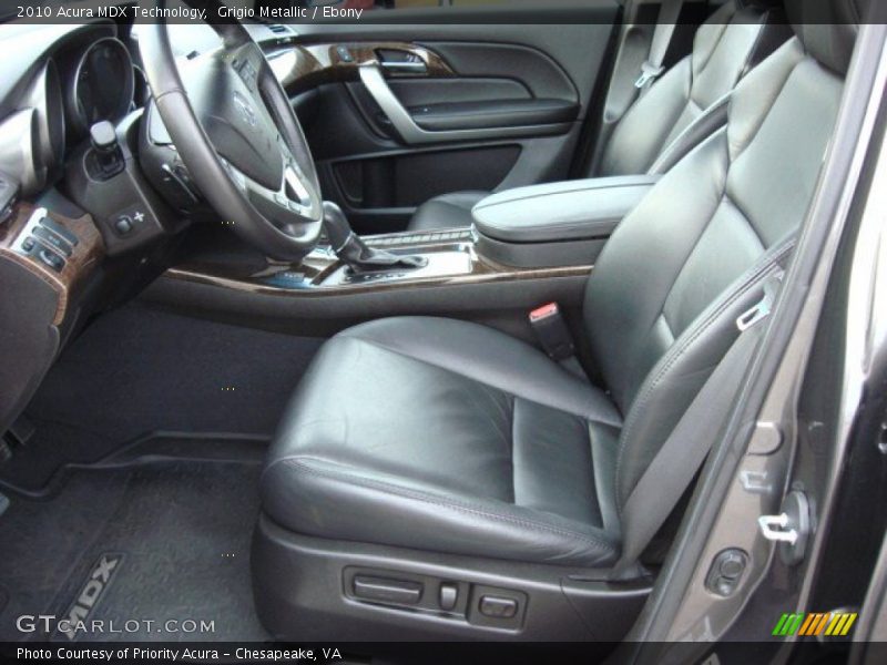 Grigio Metallic / Ebony 2010 Acura MDX Technology