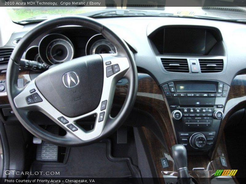 Grigio Metallic / Ebony 2010 Acura MDX Technology