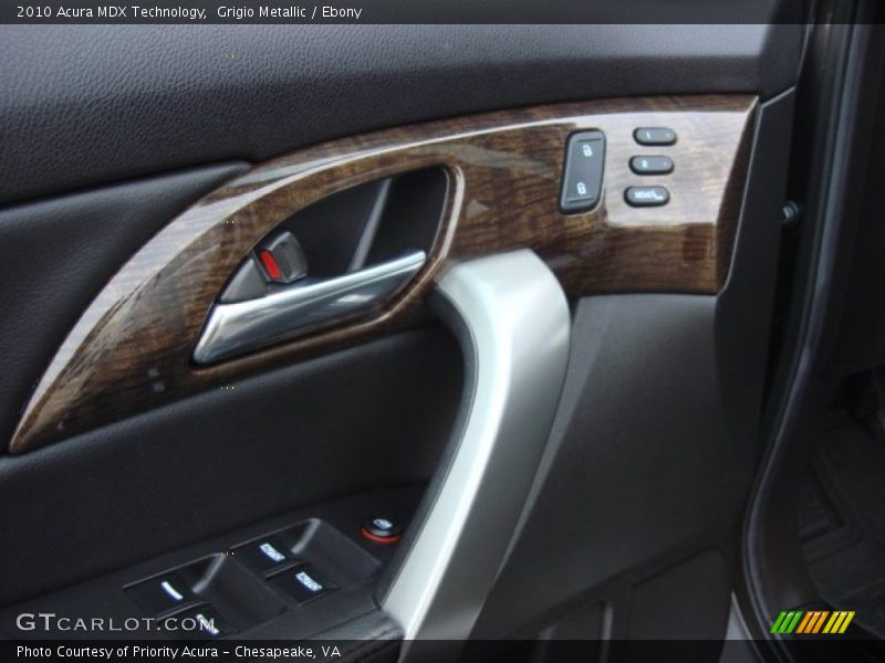 Grigio Metallic / Ebony 2010 Acura MDX Technology