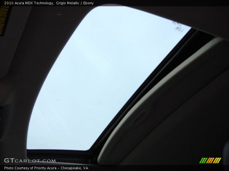 Grigio Metallic / Ebony 2010 Acura MDX Technology