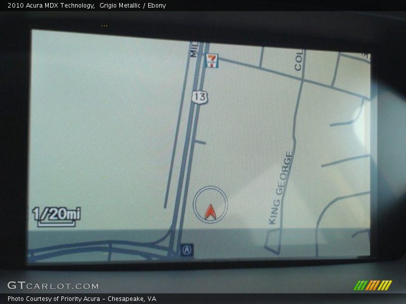 Grigio Metallic / Ebony 2010 Acura MDX Technology