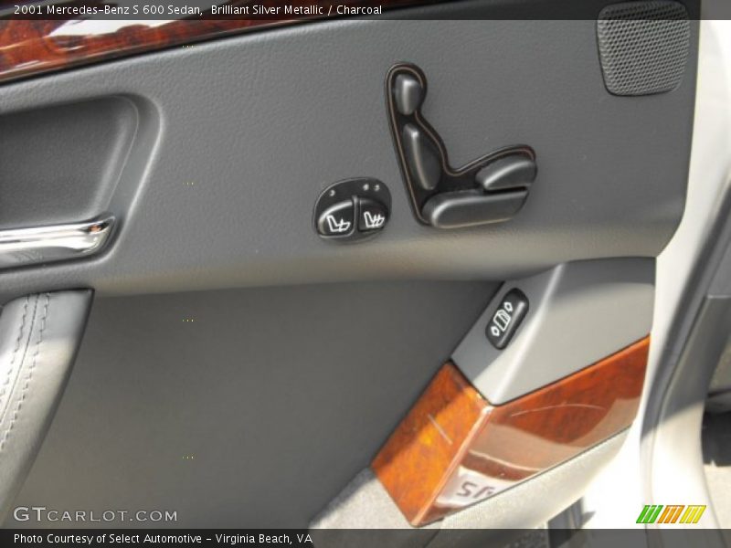 Brilliant Silver Metallic / Charcoal 2001 Mercedes-Benz S 600 Sedan