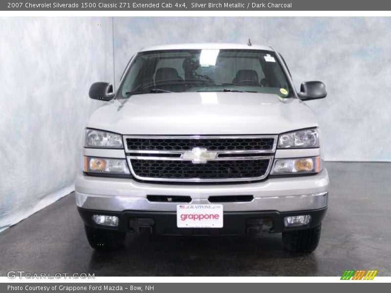 Silver Birch Metallic / Dark Charcoal 2007 Chevrolet Silverado 1500 Classic Z71 Extended Cab 4x4