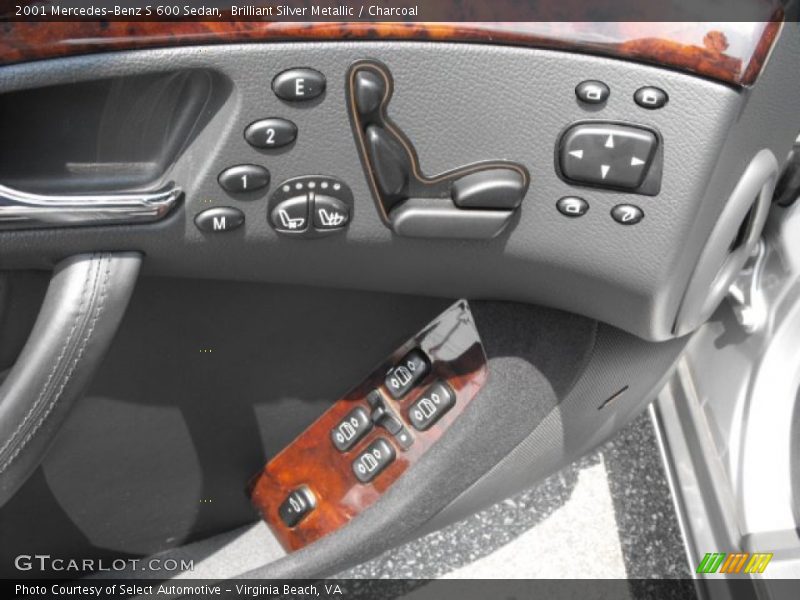 Controls of 2001 S 600 Sedan