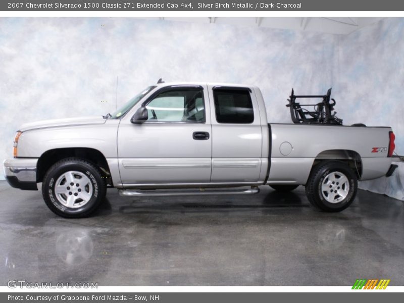  2007 Silverado 1500 Classic Z71 Extended Cab 4x4 Silver Birch Metallic