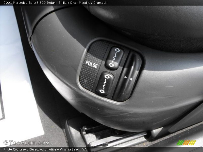 Drivers seat controls - 2001 Mercedes-Benz S 600 Sedan