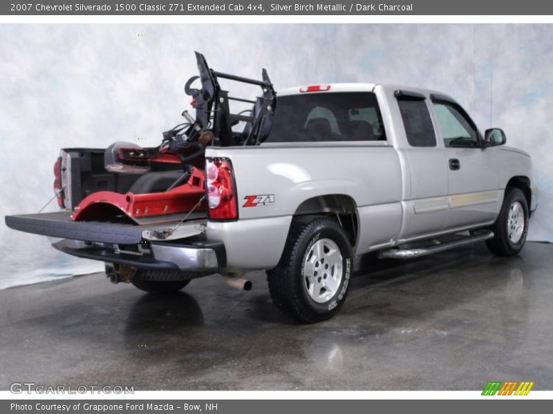 Silver Birch Metallic / Dark Charcoal 2007 Chevrolet Silverado 1500 Classic Z71 Extended Cab 4x4